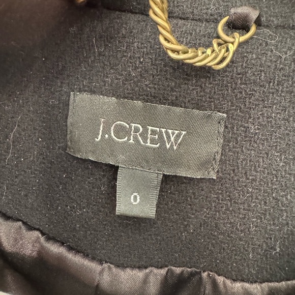 J. Crew Black Peacoat with Gold Buttons - Picture 4 of 4